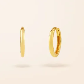 10K Gold Mini Huggie Earrings