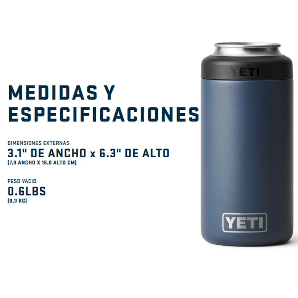 21070090048 PORTA LATA RAMBLER COLSTER TALL ACERO MARCA YETI