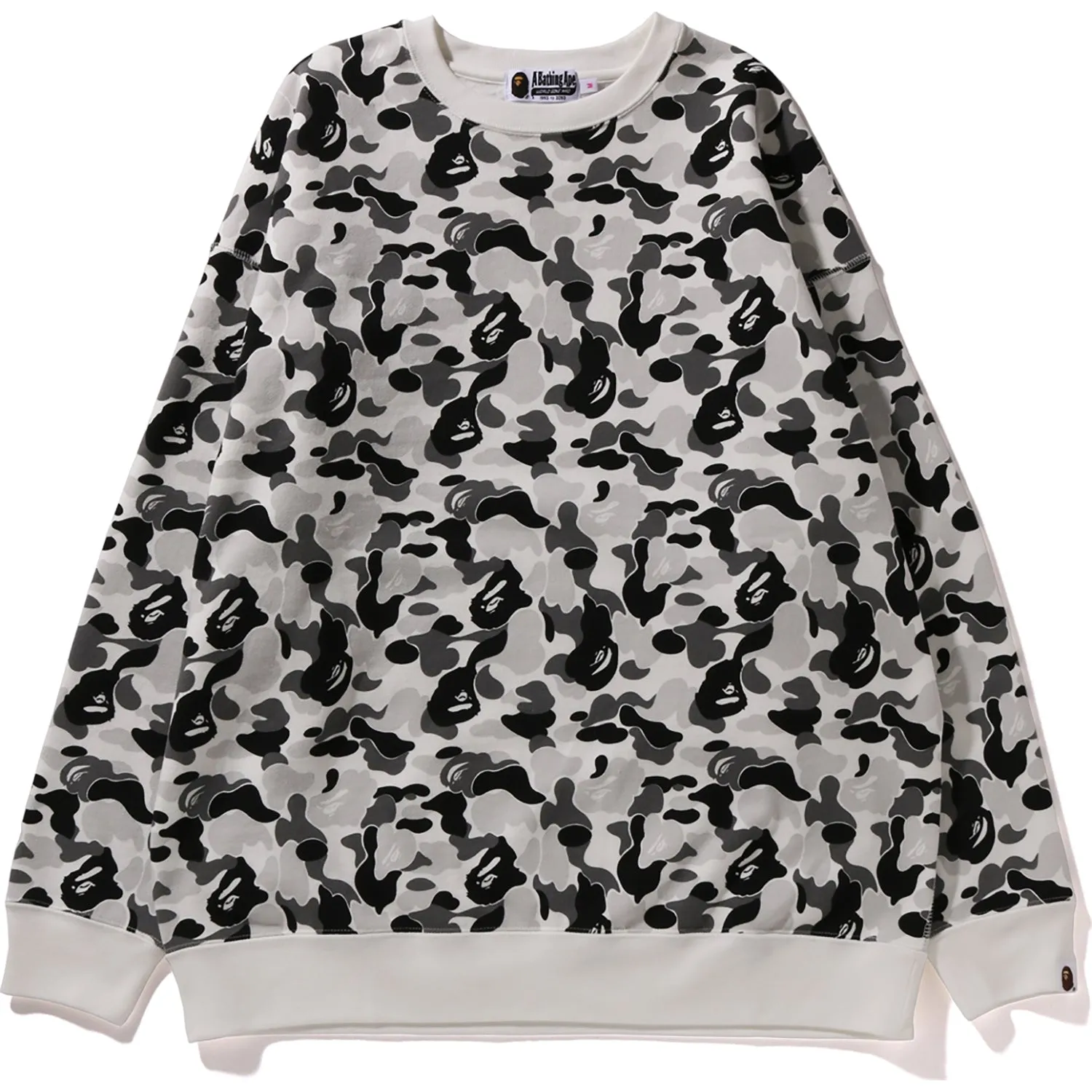 ABC CAMO CREWNECK RELAXED FIT LADIES