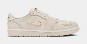 Air Jordan 1 Low Method of Make Womens Lifestyle Shoes (Legend Light Brown/Metallic Gold)