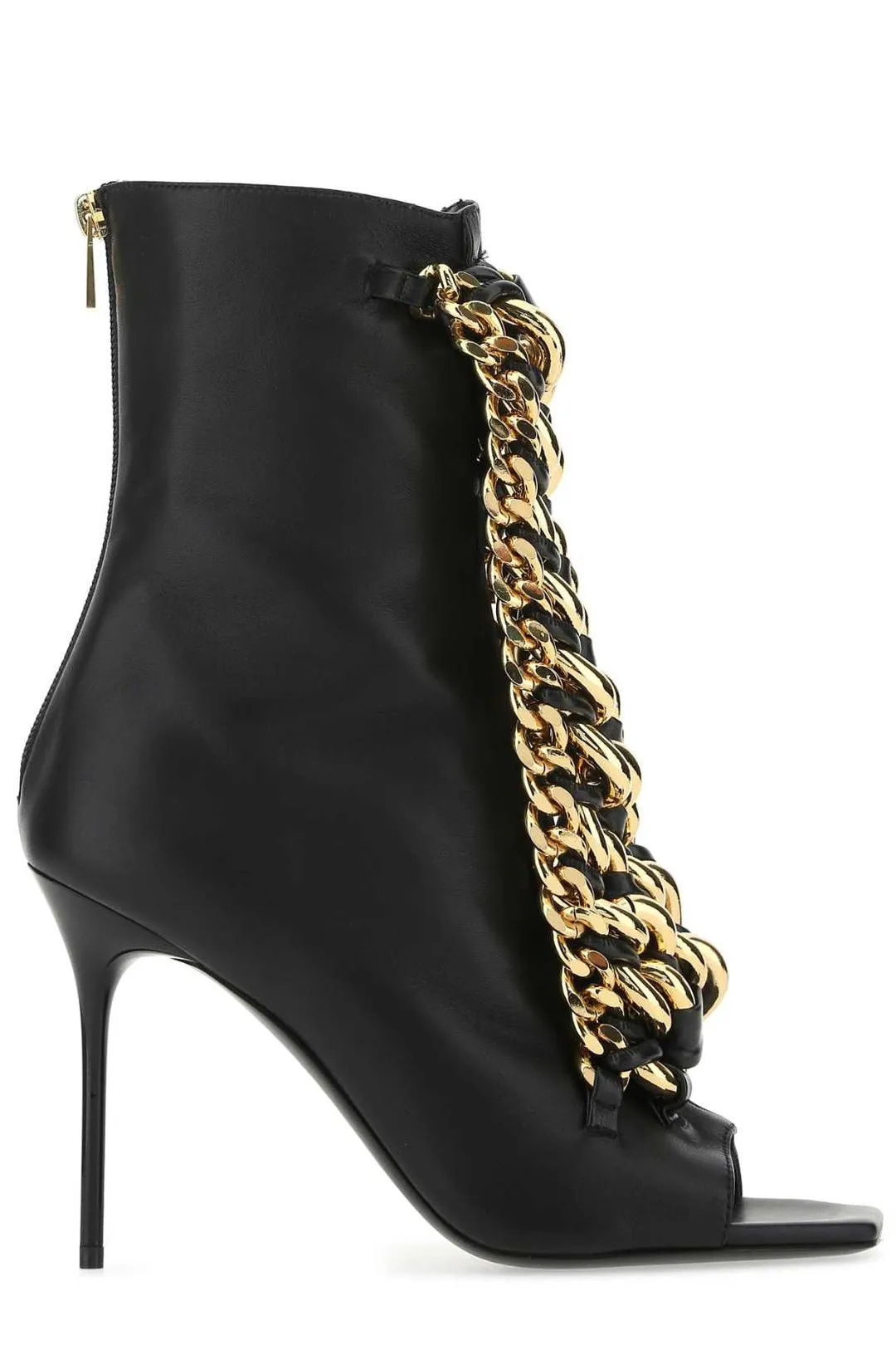 Balmain Chain Link Detailed High Heel Sandals