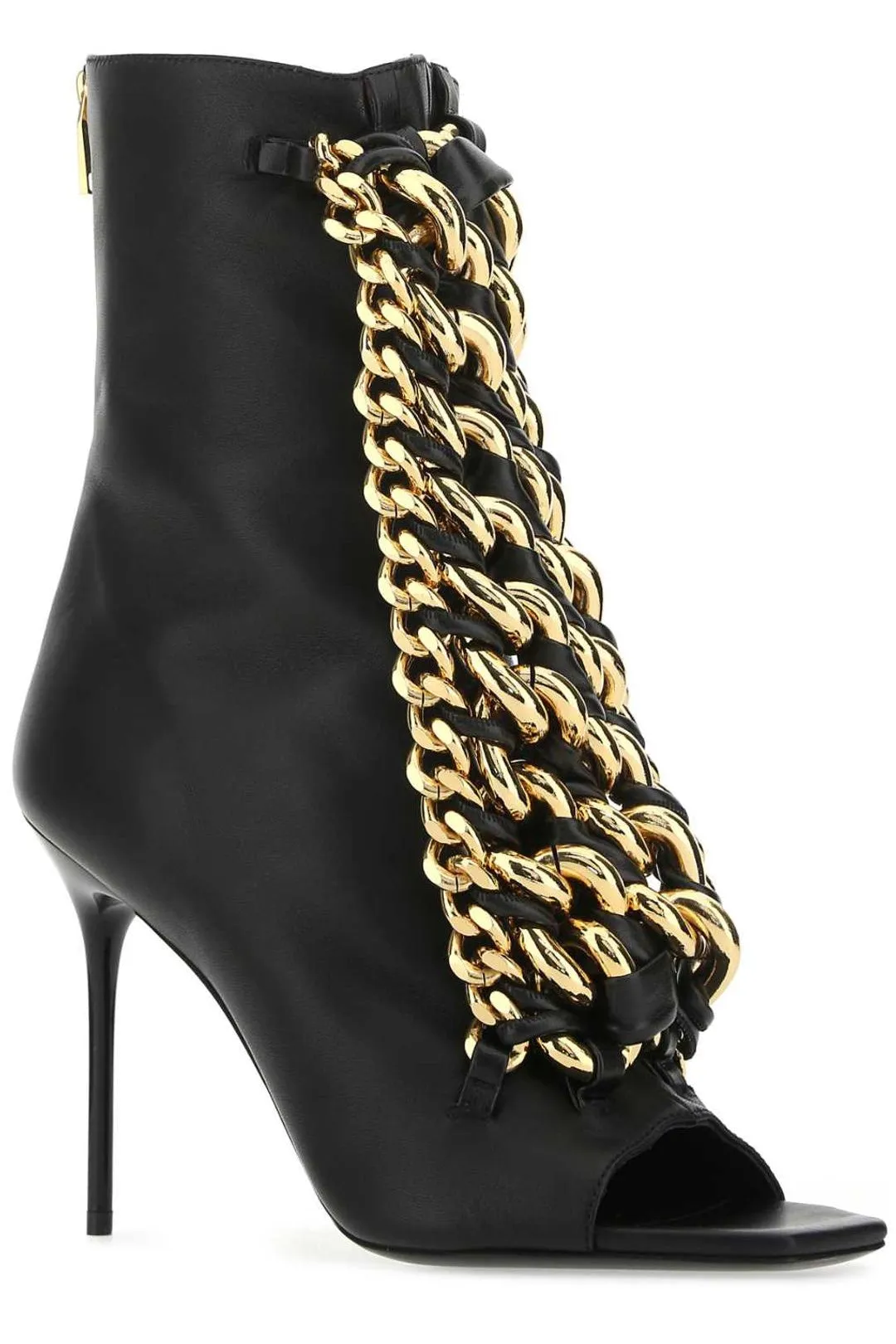 Balmain Chain Link Detailed High Heel Sandals