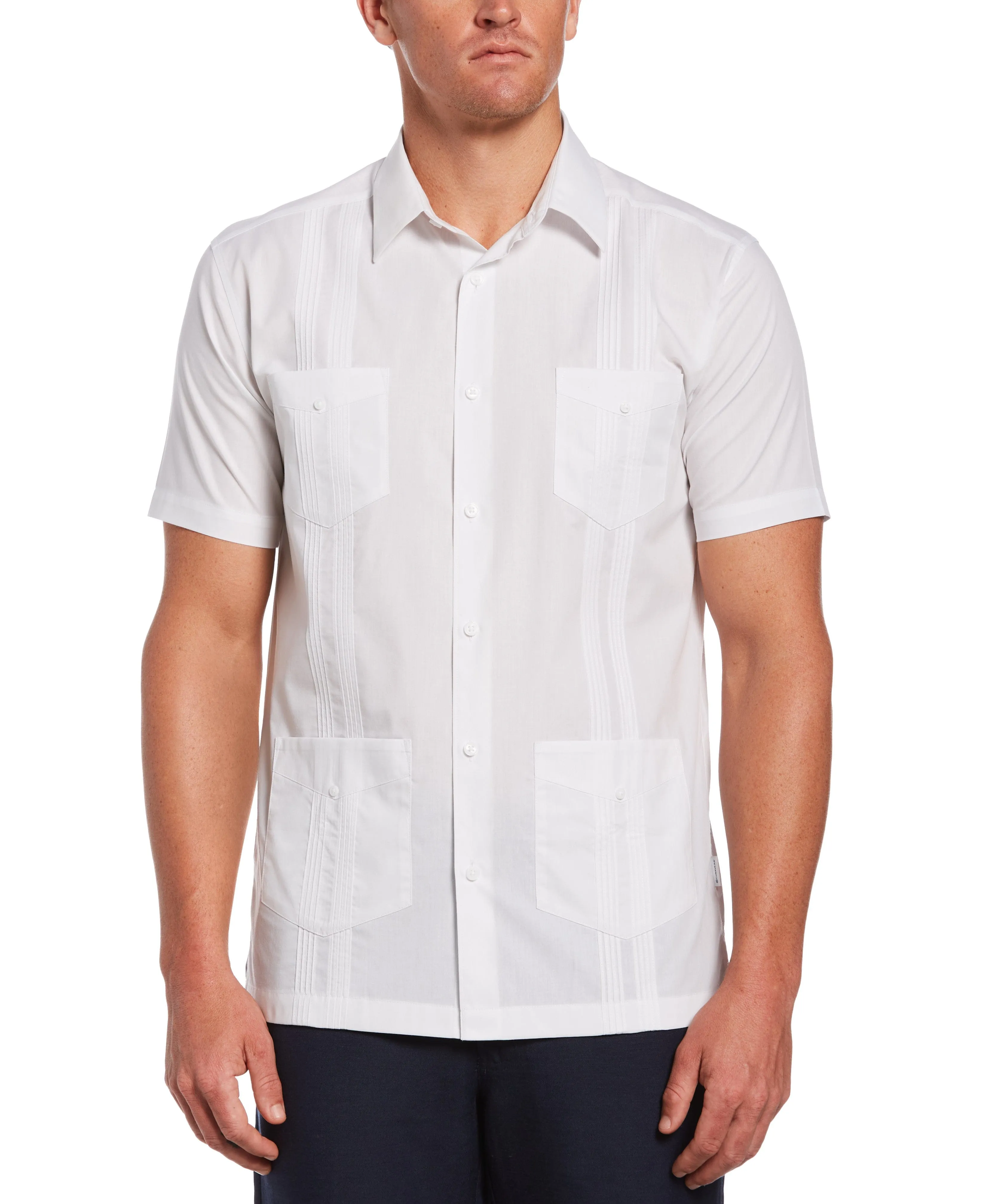 Big & Tall Four Pocket Guayabera Shirt