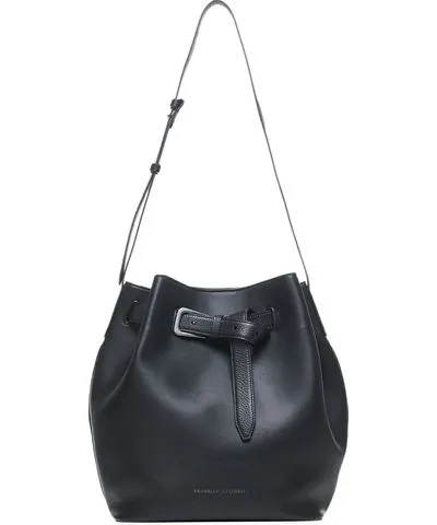 Brunello Cucinelli Leather Bucket Bag