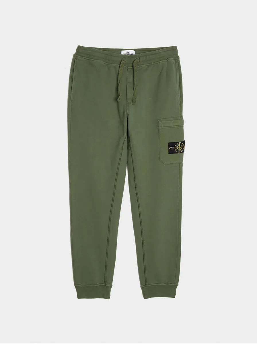 Brushed Cotton Pocket Jogger, Olive