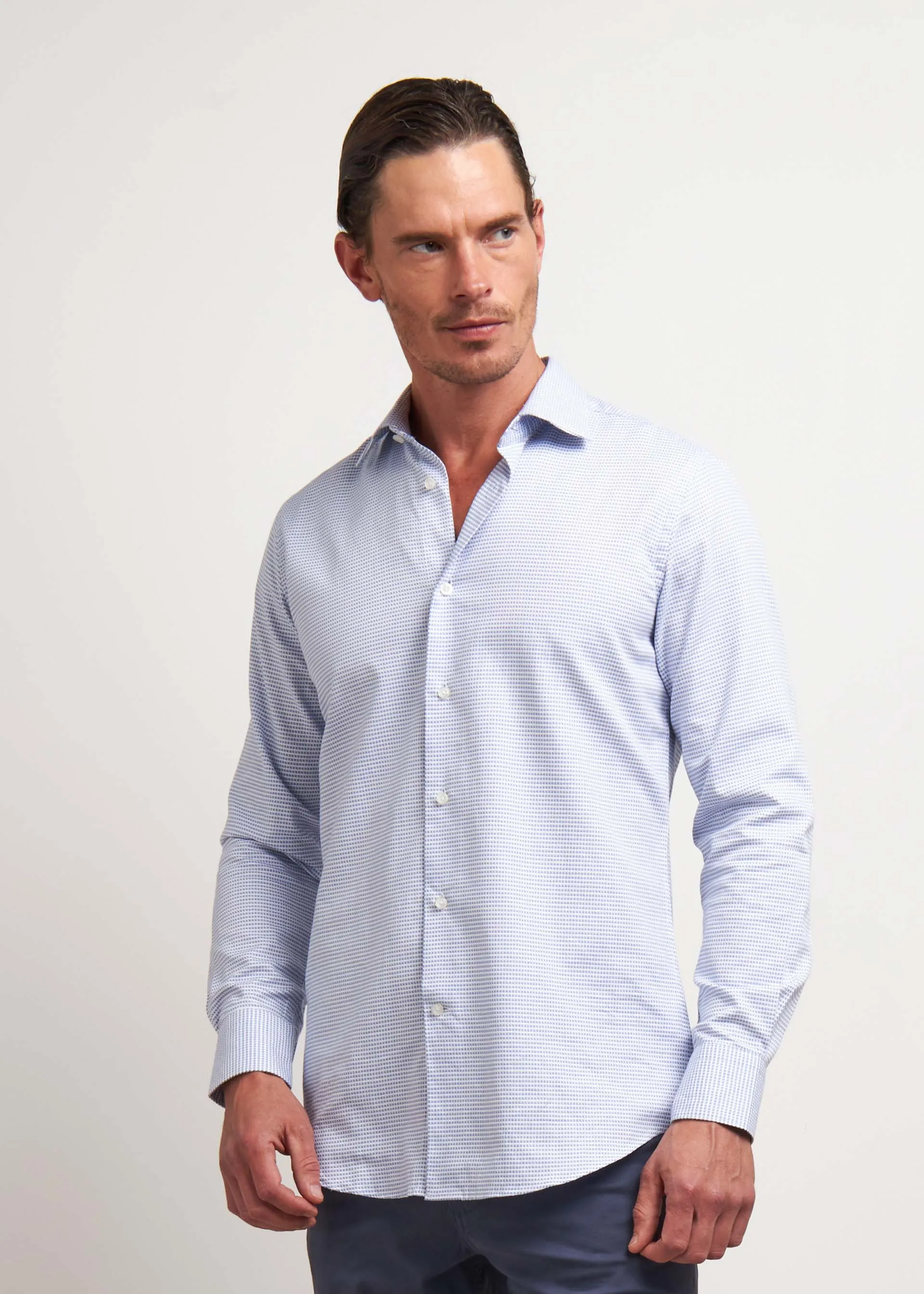 Camicia a quadretti slim