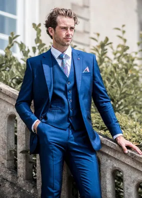 Cavani Ford Blue Wedding 3 Piece Suit Slim Fit