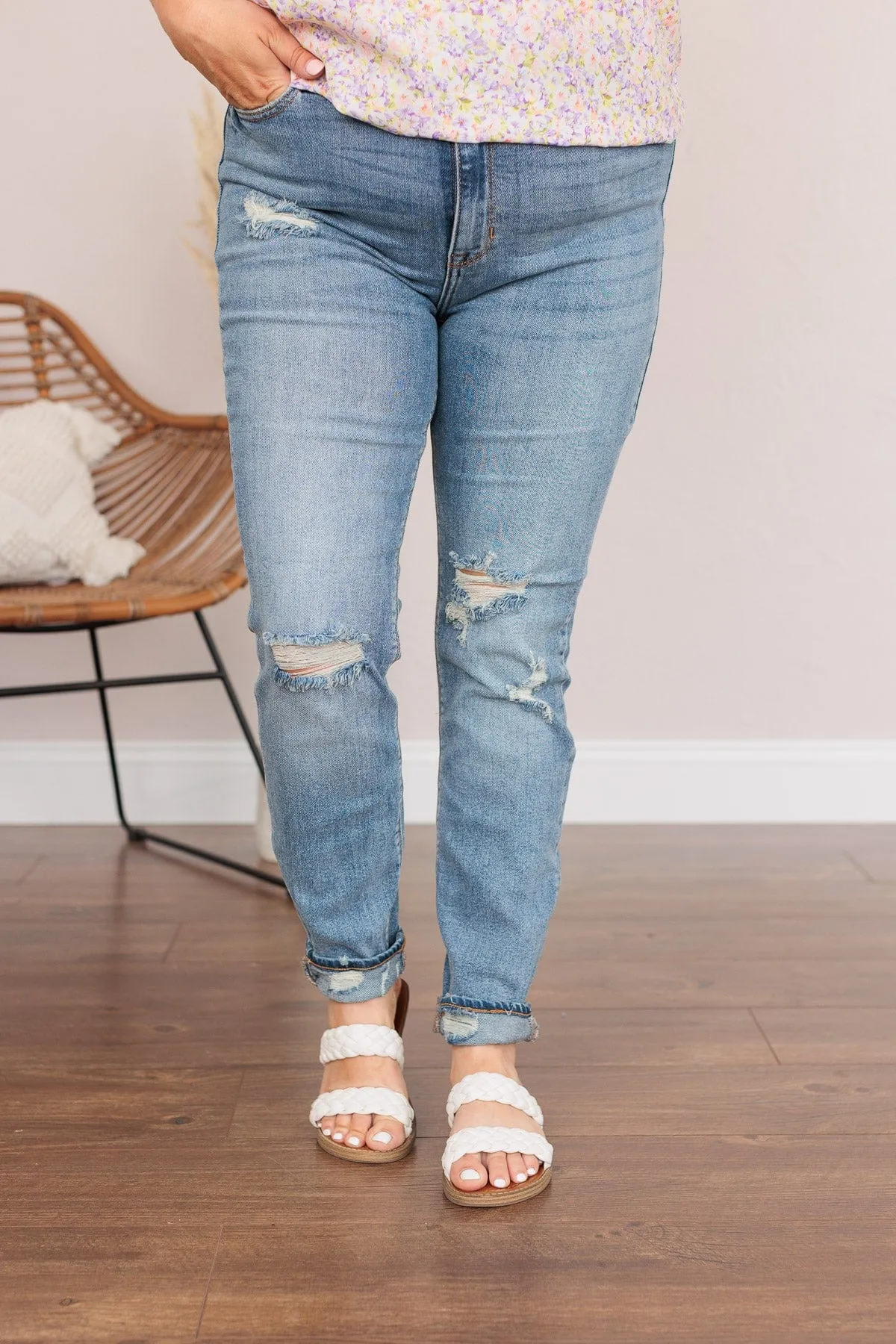 Cello High-Rise Skinny Jeans- Gracie Wash