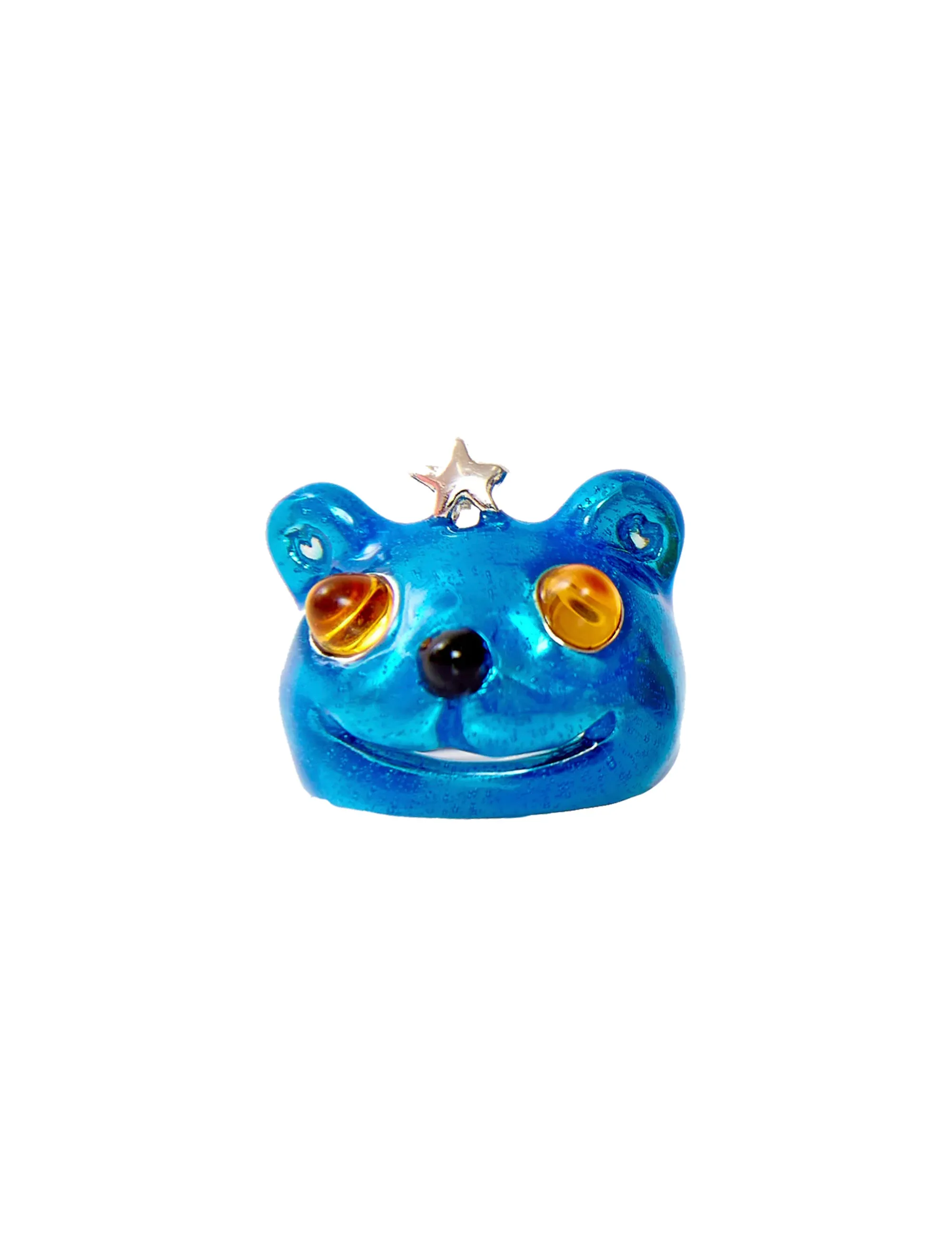 Collina Strada Blue Princess Bear Ring