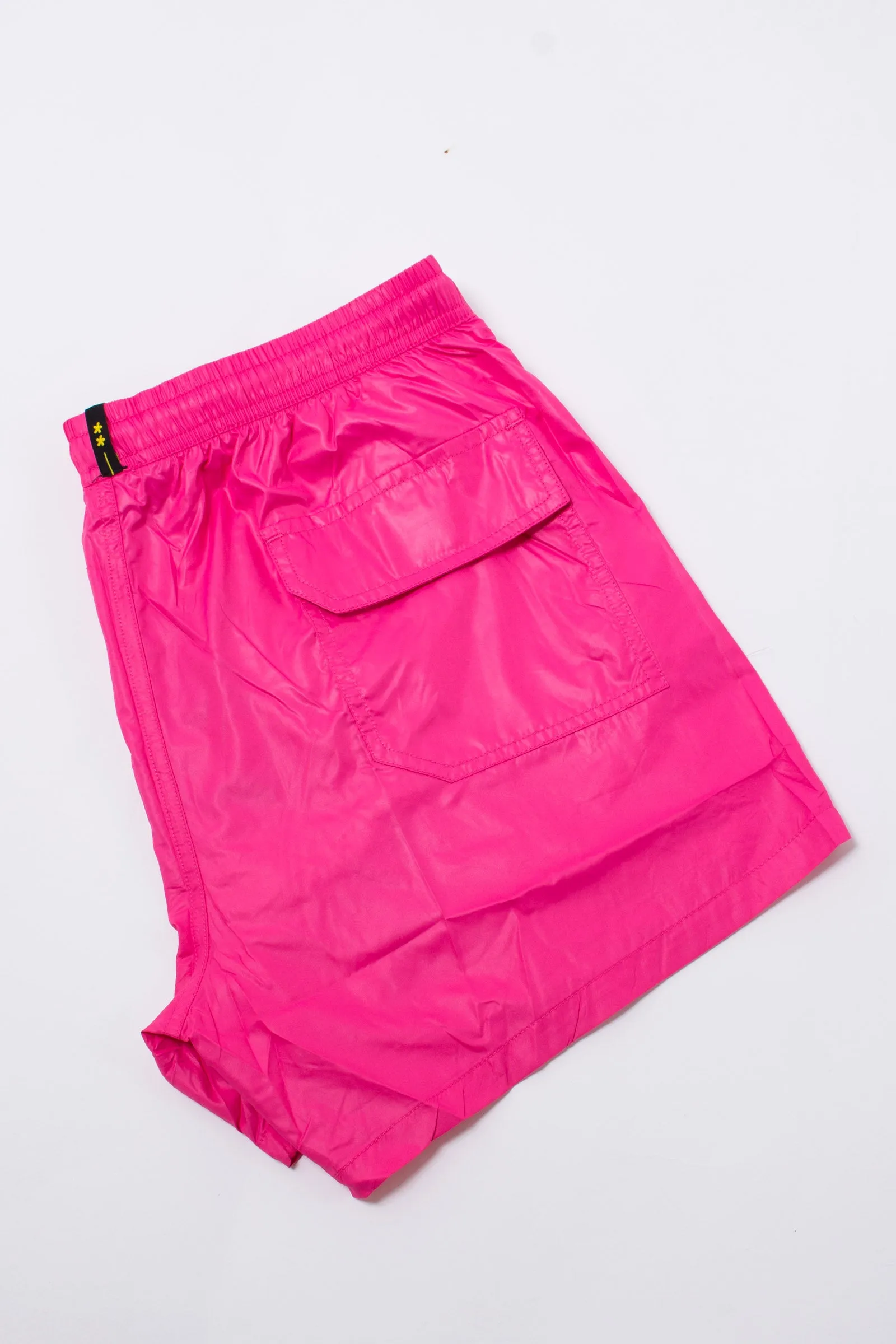 Costume Boxer Lucido Corto Fuxia