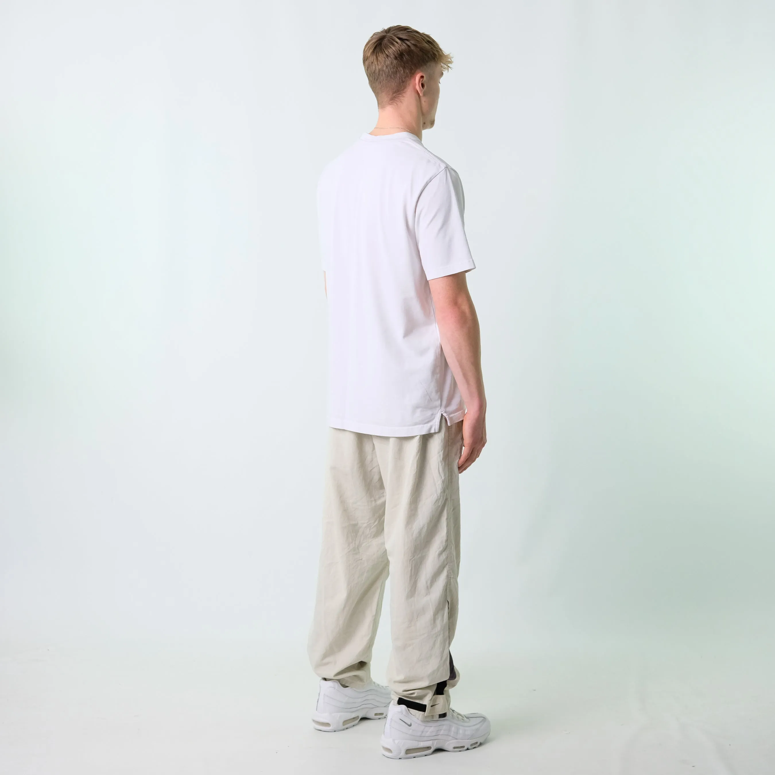 Cream y2ks Nike Tracksuit Bottoms  Baggy Pants (32x30)