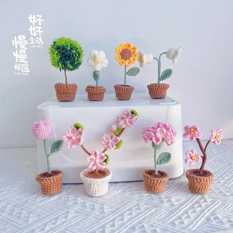 Cute DIY Mini Crochet Pot Culture