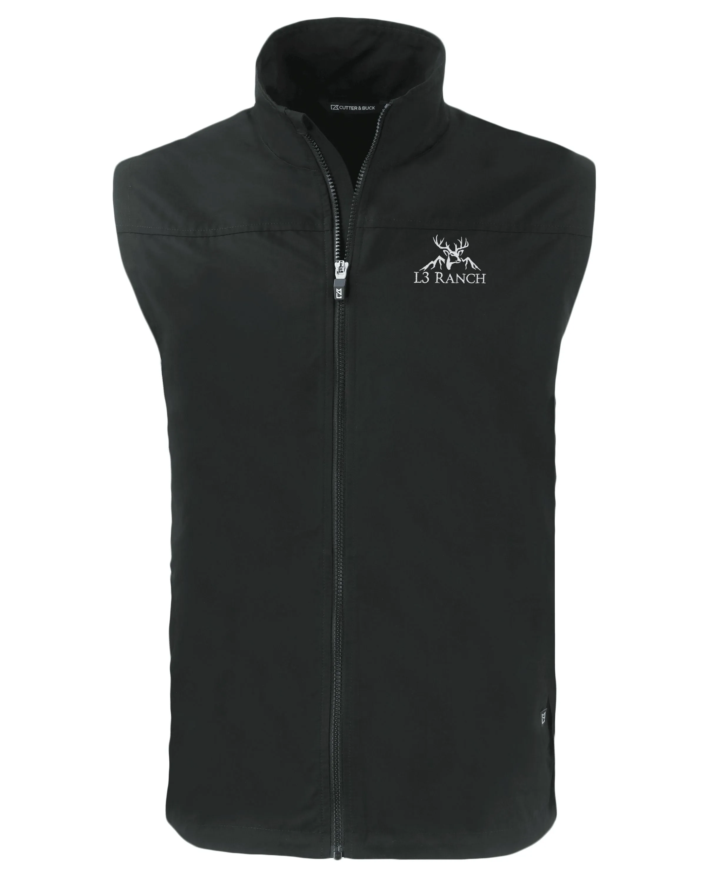 Cutter & Buck Tall Charter Eco Full-Zip Vest