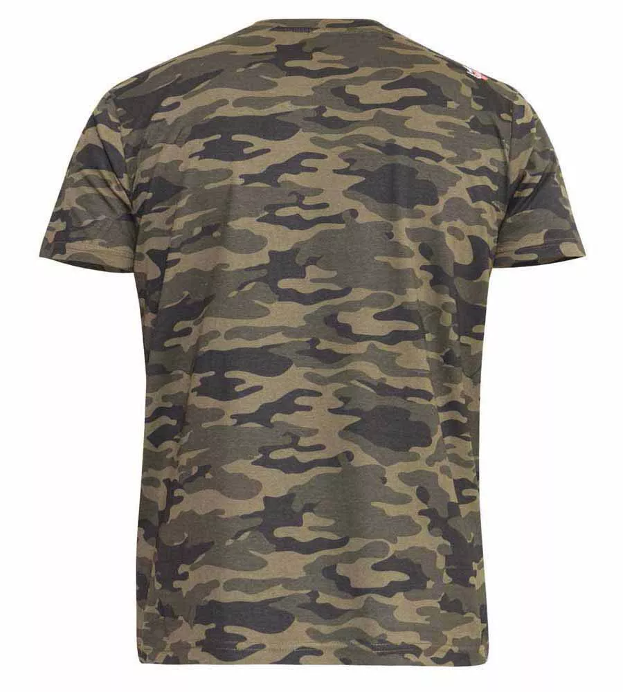 D555 Tall Mens Jungle Green Camouflage Print T-Shirt (GASTON JUNGLE)