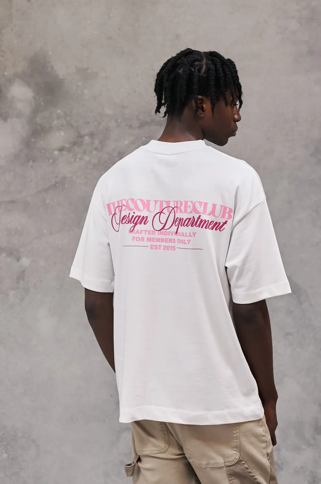 DESIGN DEPARTMENT GRAPHIC T-SHIRT - PINK