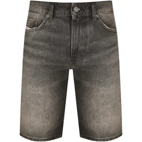 Diesel Denim Slim Shorts Grey