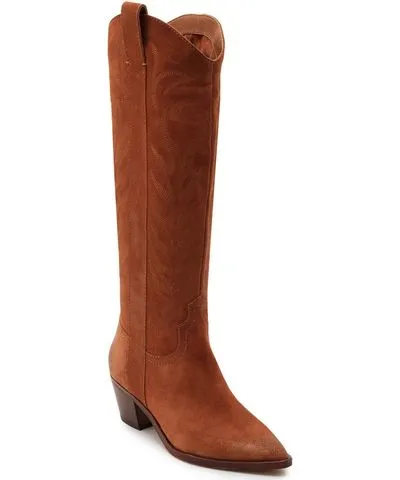 Dolce Vita Solei Womens Leather Tall Cowboy