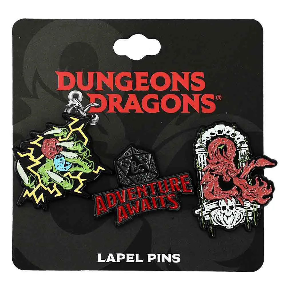 Dungeons & Dragons Lapel Pin Set