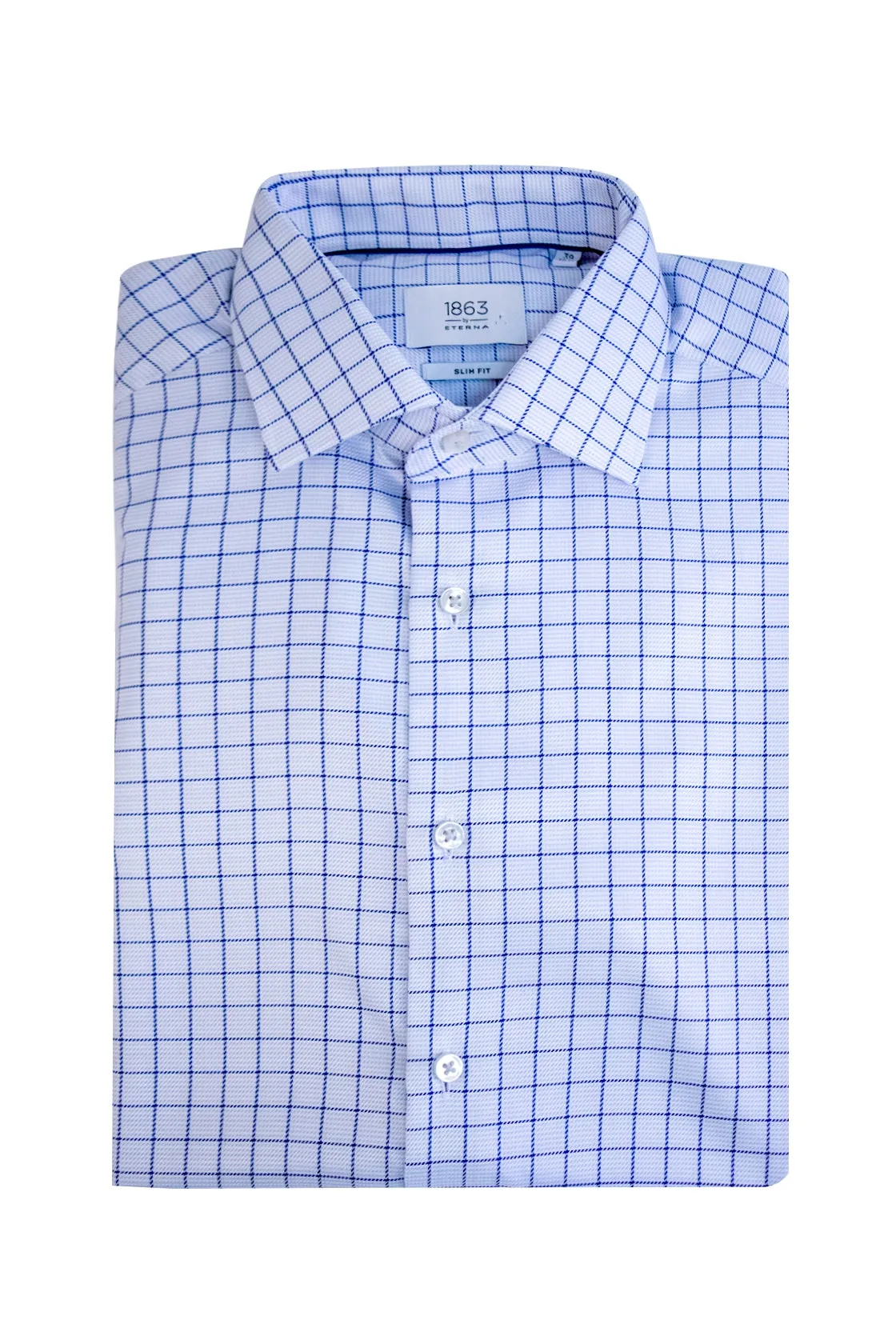 Eterna Slim Fit Check Business Shirt