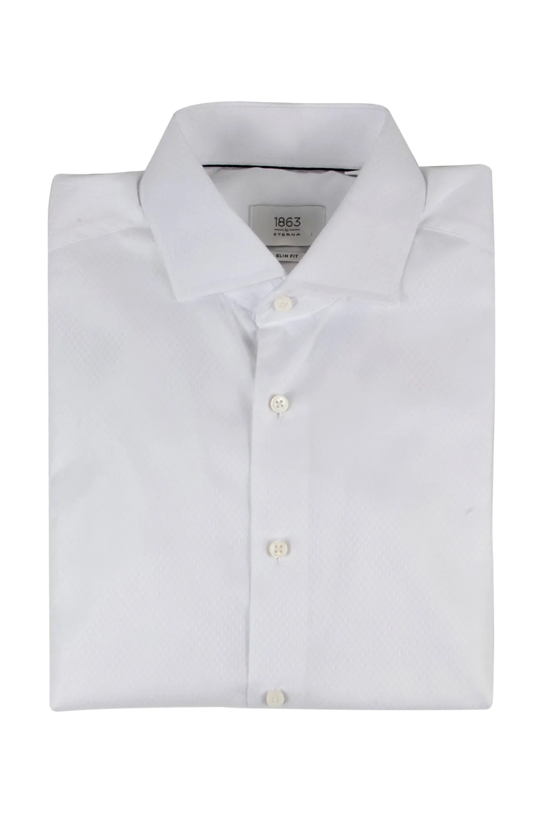 Eterna White Slim Business Shirt