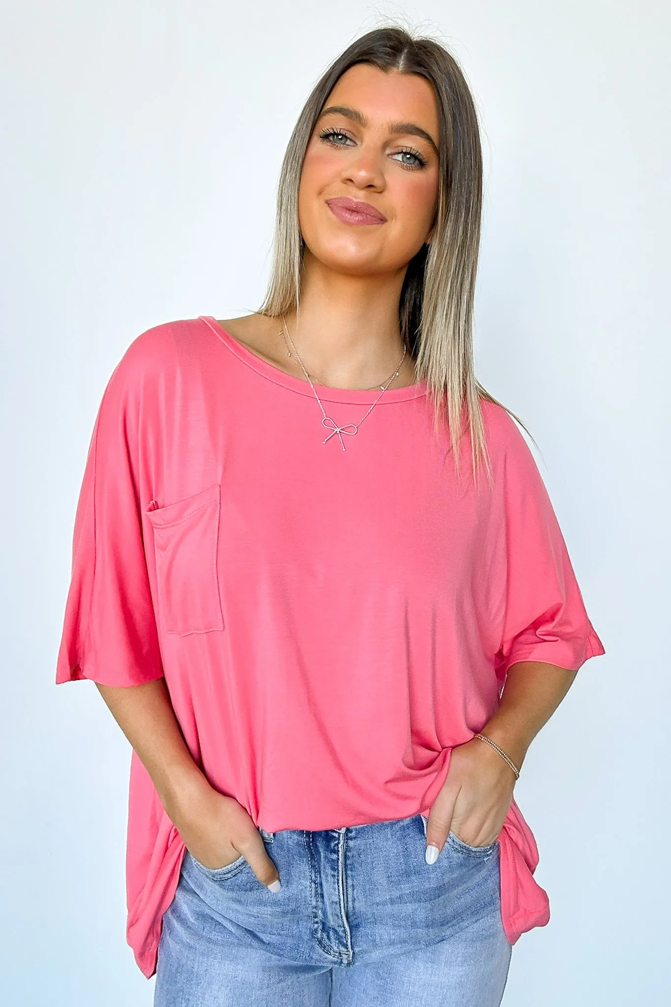 Evans Relaxed Fit Pocket Top