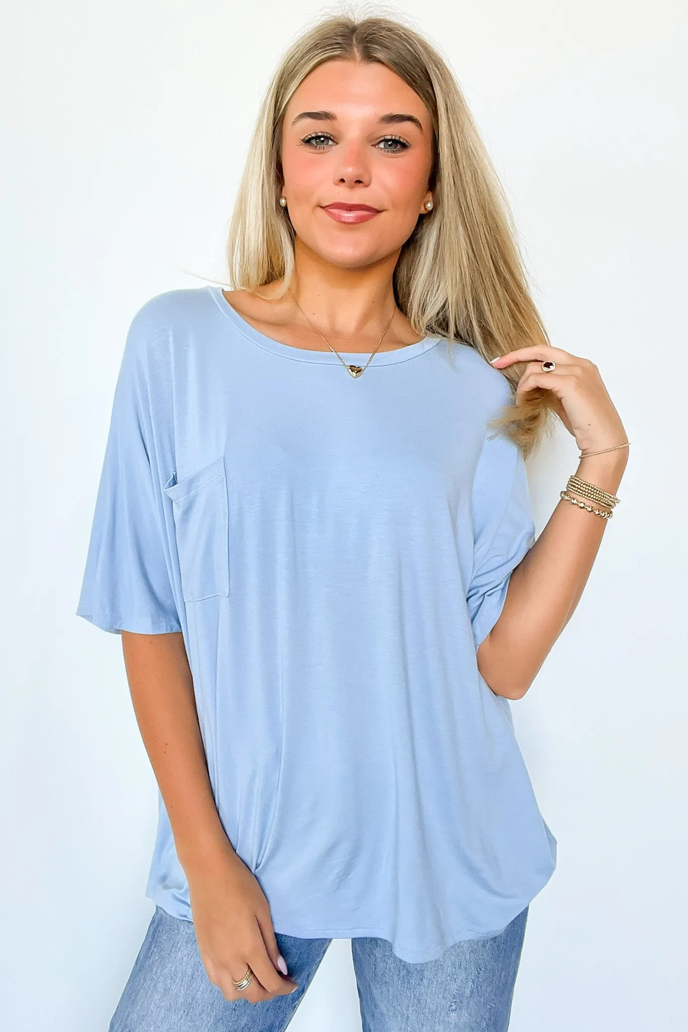 Evans Relaxed Fit Pocket Top