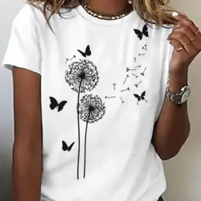 Floral Breeze Graphic Tee