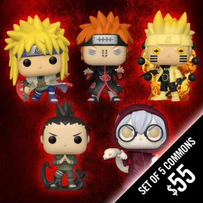 Funko Pop! Naruto Shippuden (Set of 5 Commons)