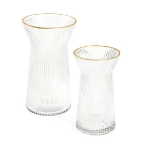 Gold Rim Vase