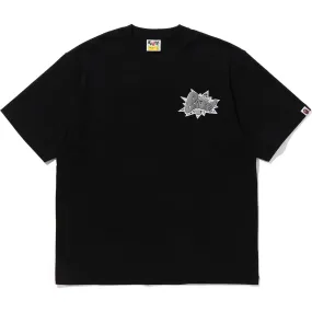 GRAFFITI BAPE RELAXED FIT TEE MENS