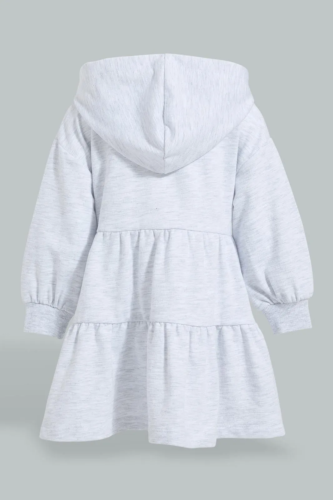 Grey Hooded Dress