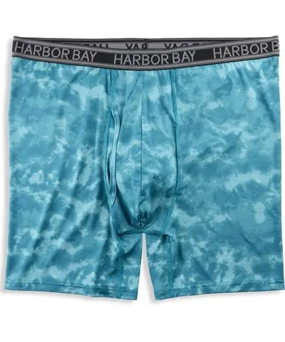 Harbor Bay Big & Tall Harbor Bay Tie Dye Performance Boxer Briefs