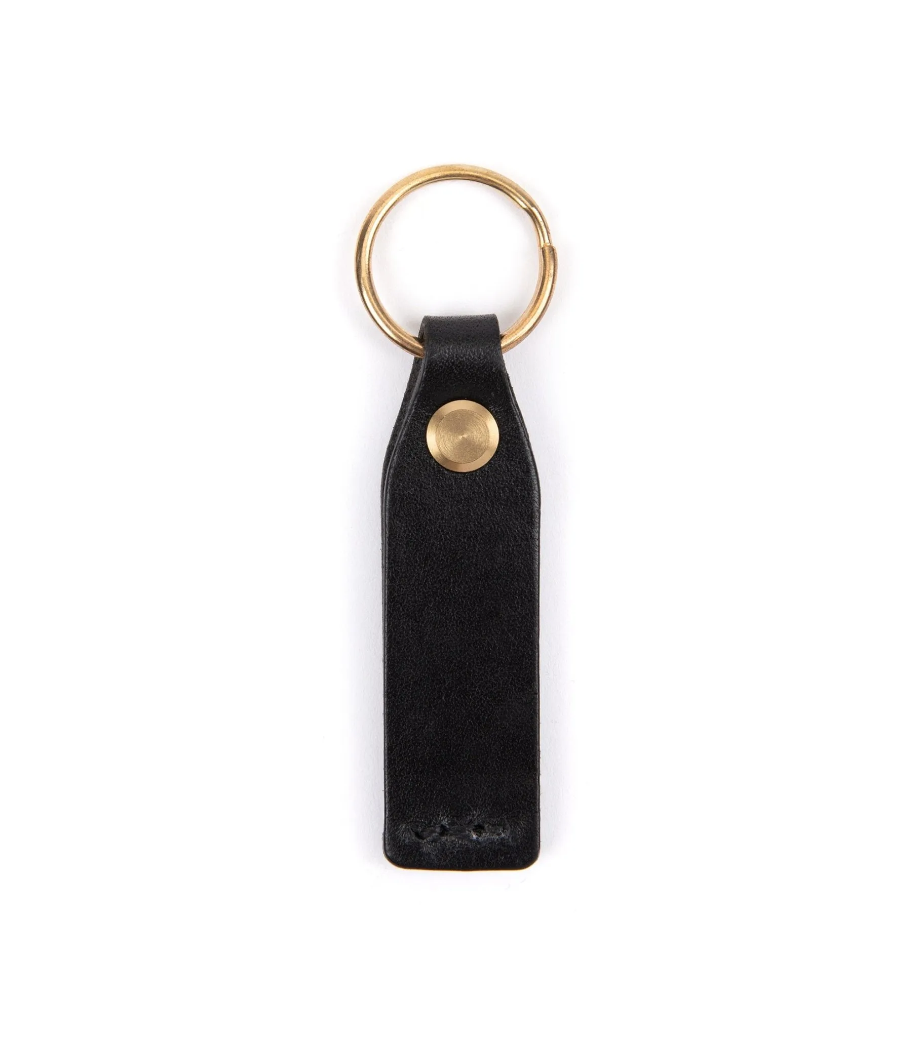 Hardy & Parsons Leather Key Fob: Black