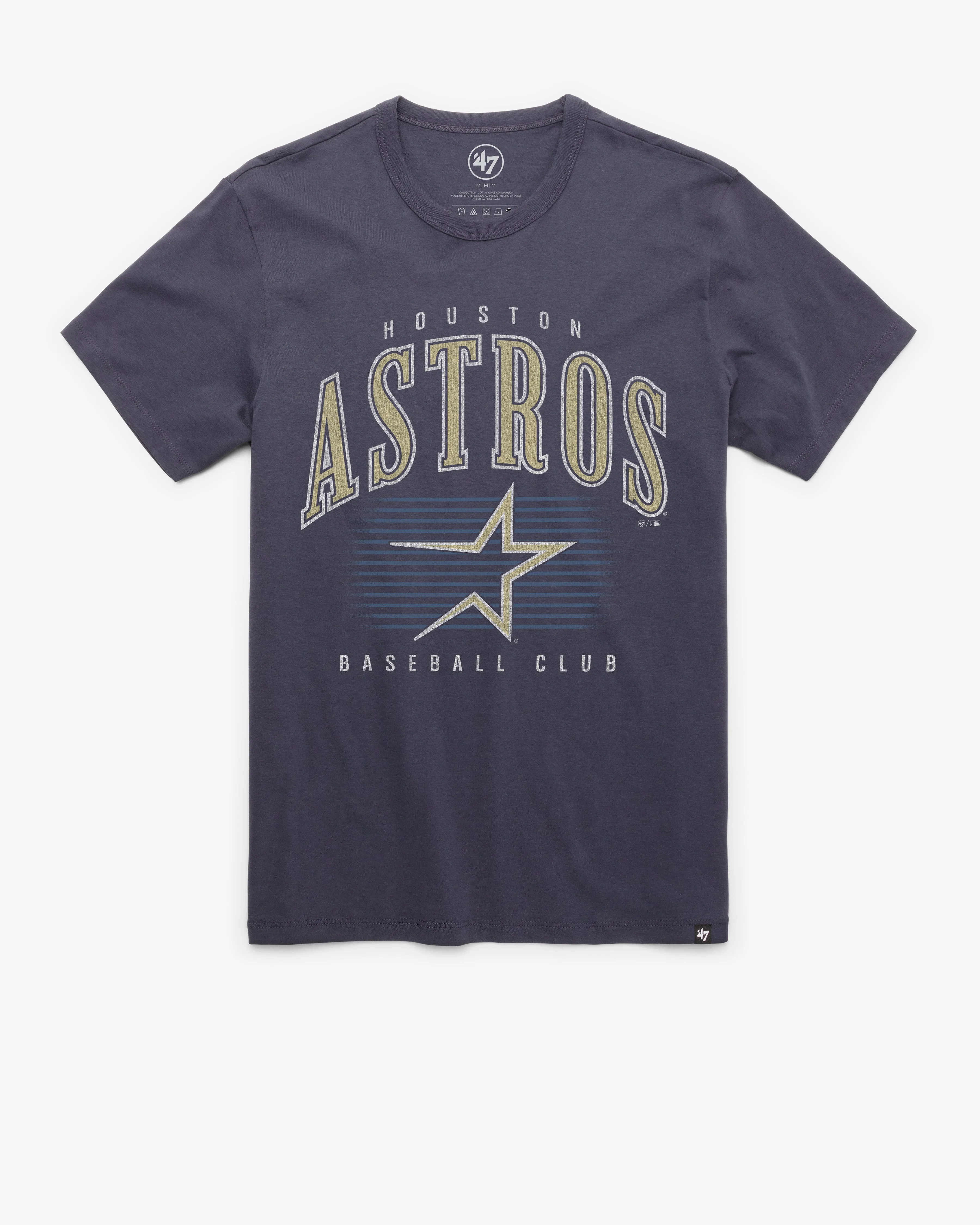 HOUSTON ASTROS COOPERSTOWN DOUBLE HEADER '47 FRANKLIN TEE