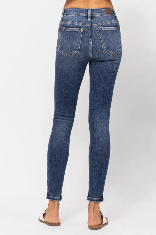 Indiana Mid Rise Skinny Denim