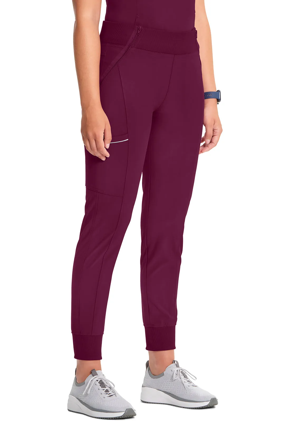 Infinity Mid Rise Jogger in Wine