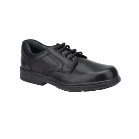 Isaac School Shoes for Boys in Black