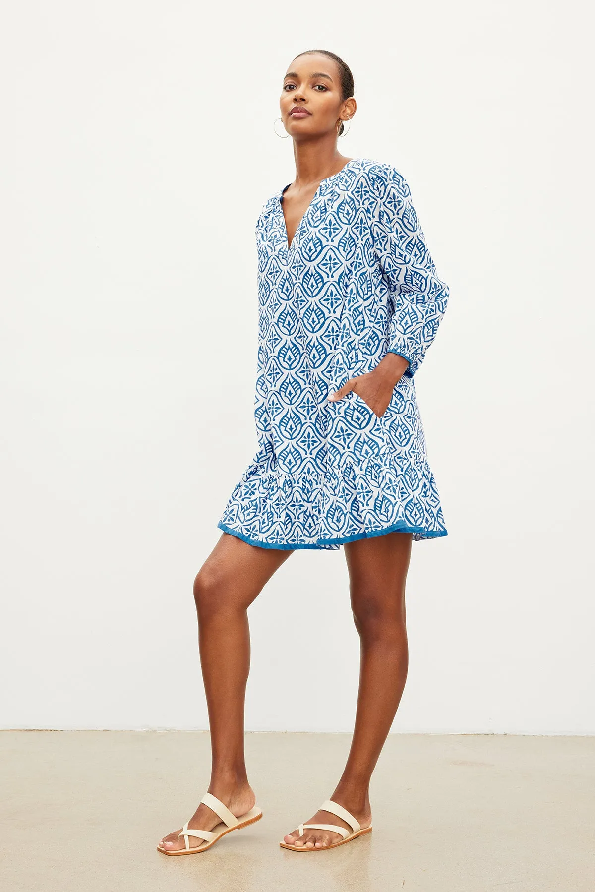 KENLEY PRINTED BOHO DRESS