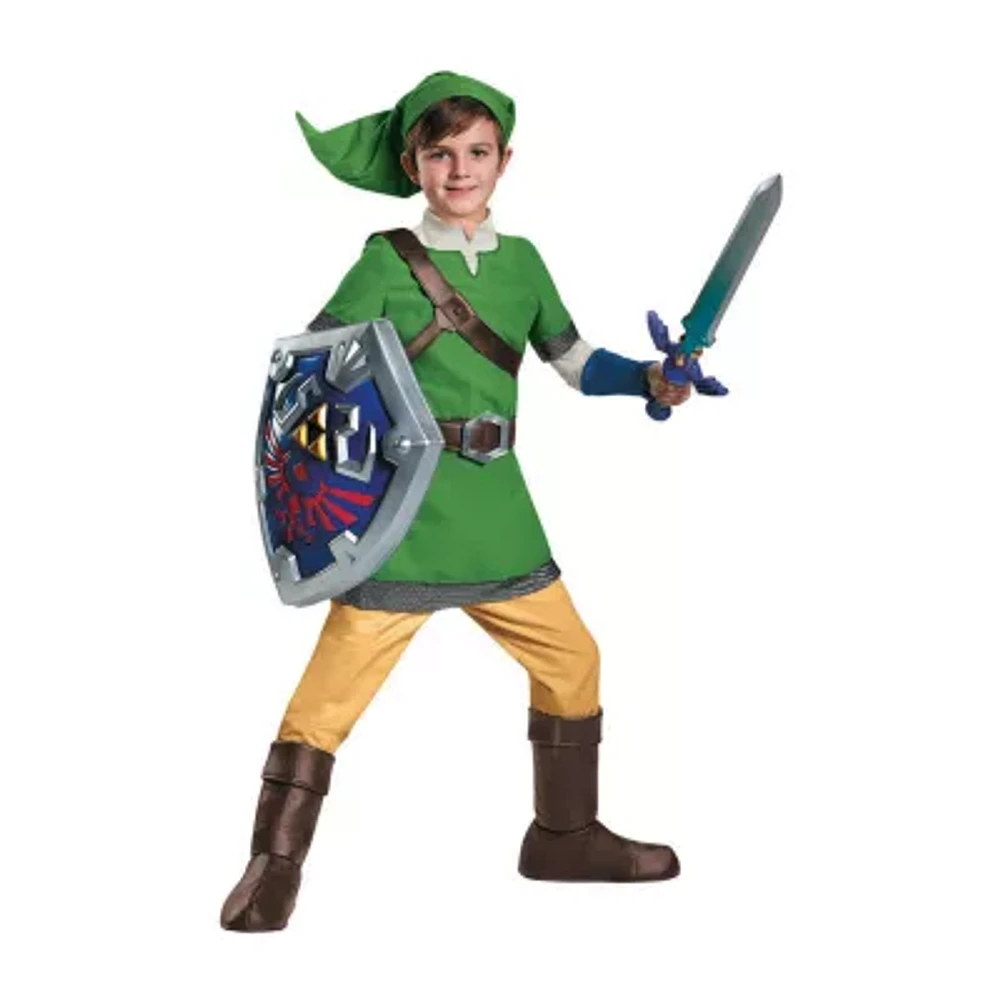 Little & Big  Boys Link Deluxe Zelda Costume Set