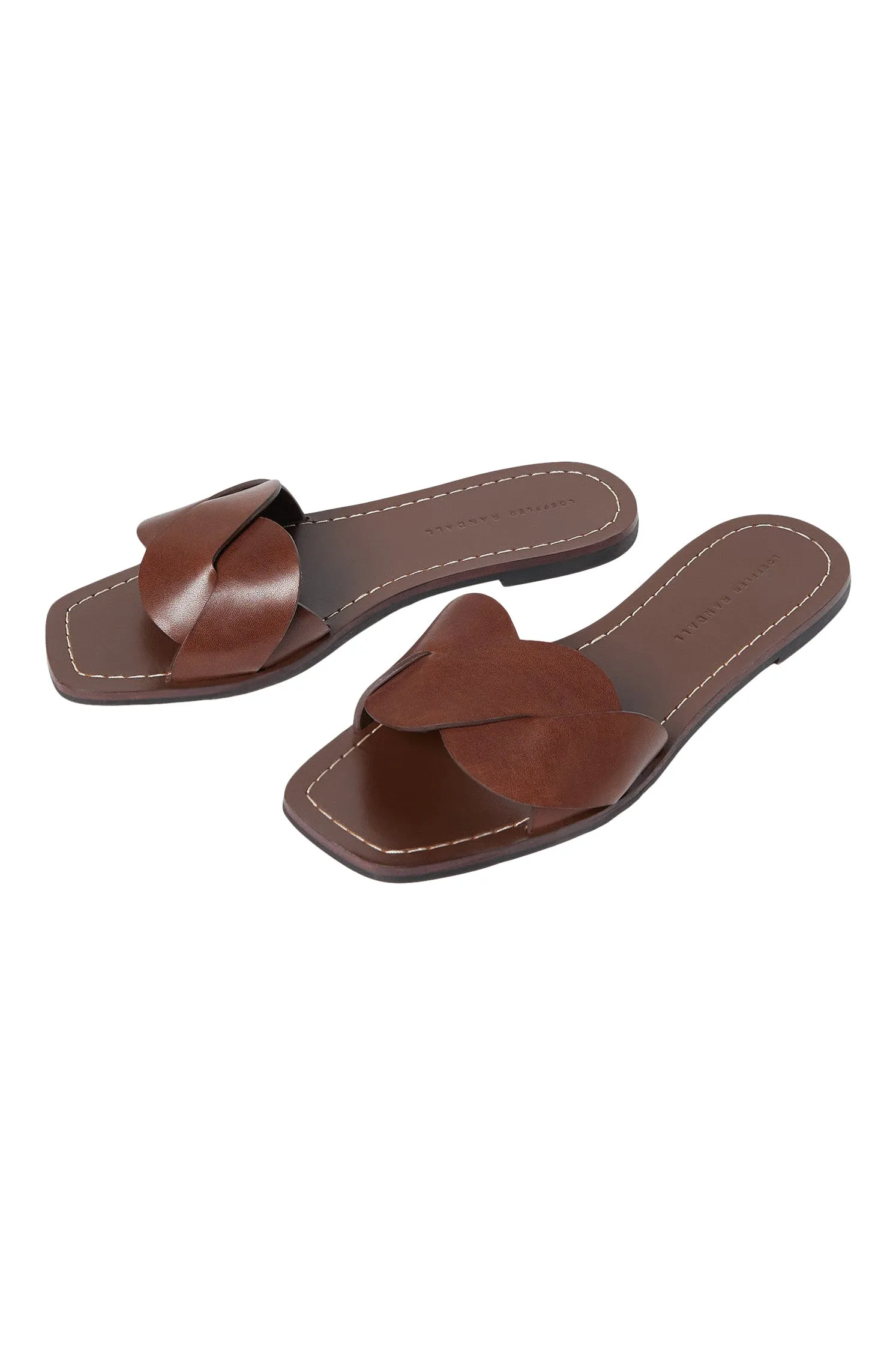 Loeffler Randall Willajo Flat Sandal in Espresso