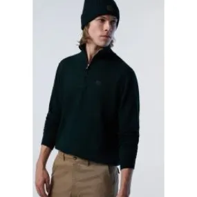 MAGLIONE CON MEZZA ZIP UOMO