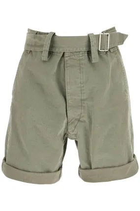 Maison Margiela Loose Fit Belted Shorts