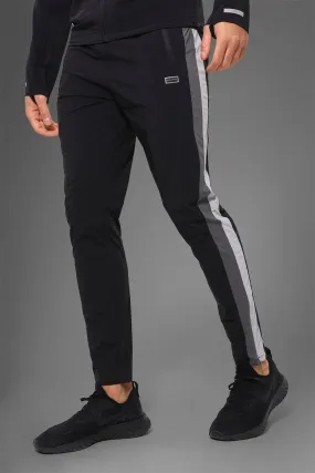 Man Active Gym Double Stripe Nylon Jogger