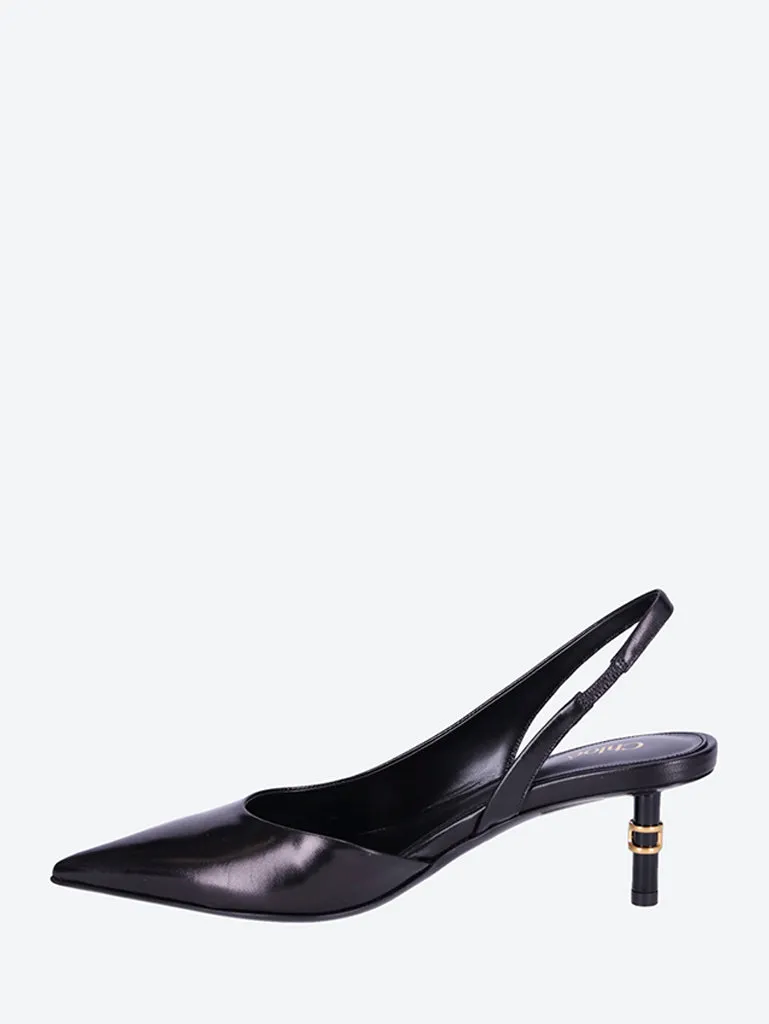 Marcie leather pumps