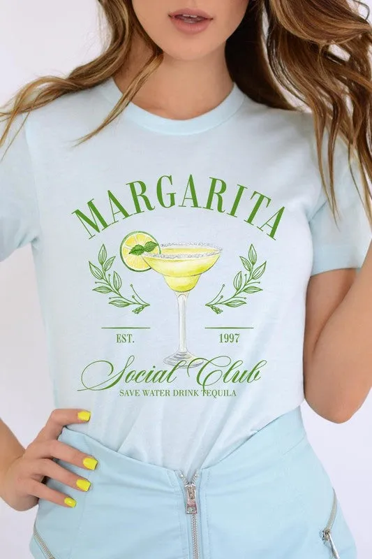 Margarita Social Club Cocktail Graphic T Shirts