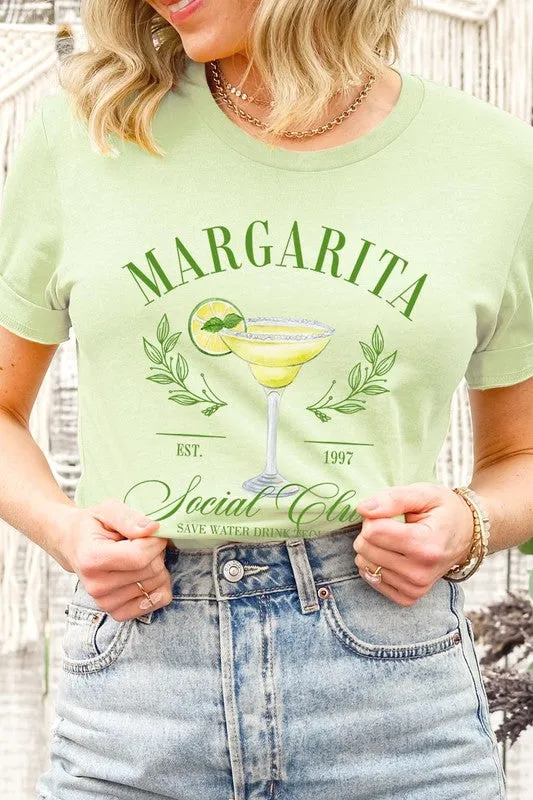 Margarita Social Club Cocktail Graphic T Shirts