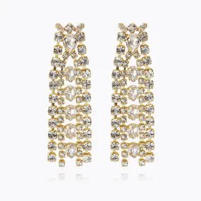 Mini Penelope Earrings / Crystal