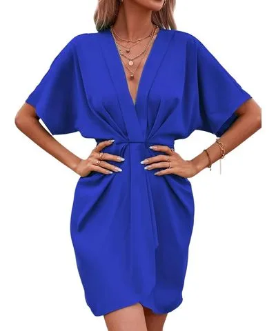 Miss Sparkling Charlie Mini Dress In Royal