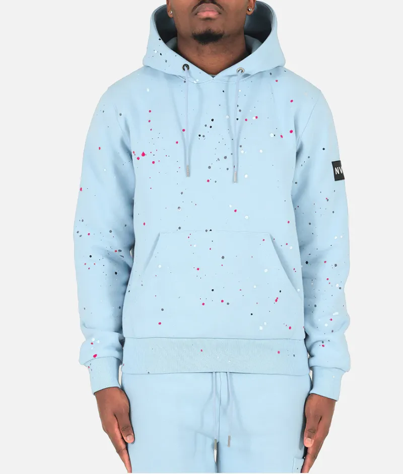 Nvlty Paint Tracksuit Baby Blue | Upto 30% Off