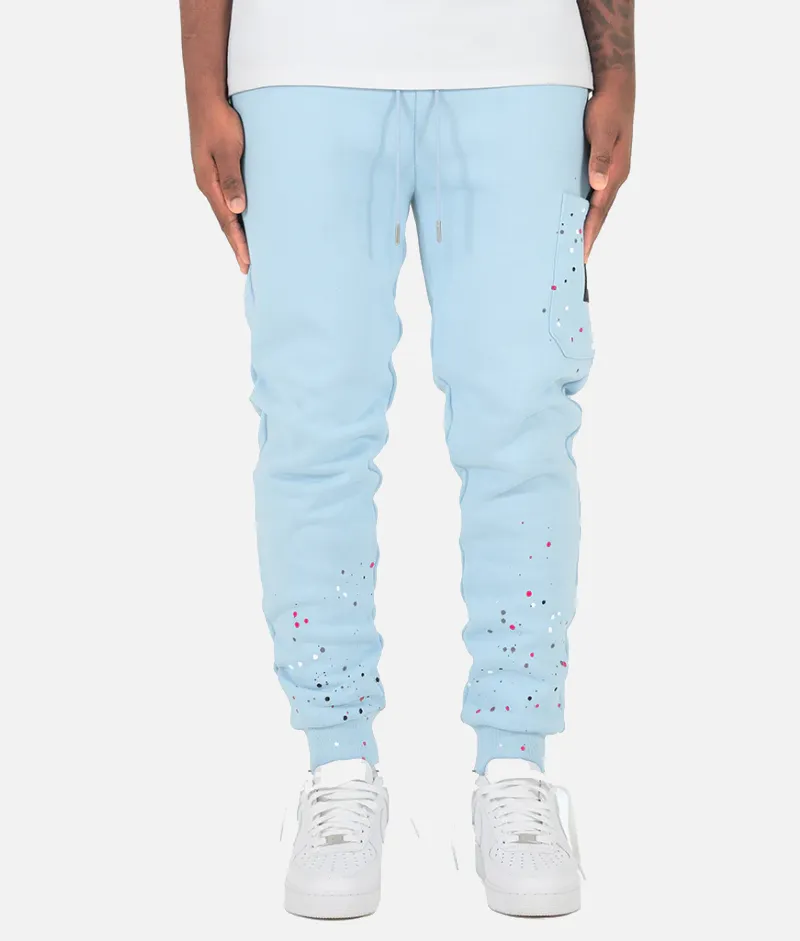 Nvlty Paint Tracksuit Baby Blue | Upto 30% Off